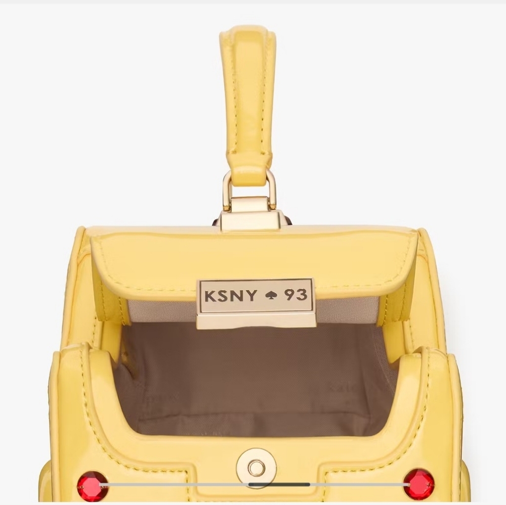 SALE!!! NWT Kate Spade Yellow Taxi Bag - Picture 4 of 7
